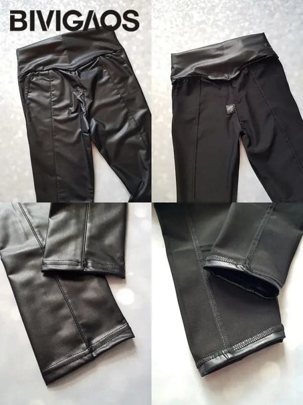 Leather leggings
