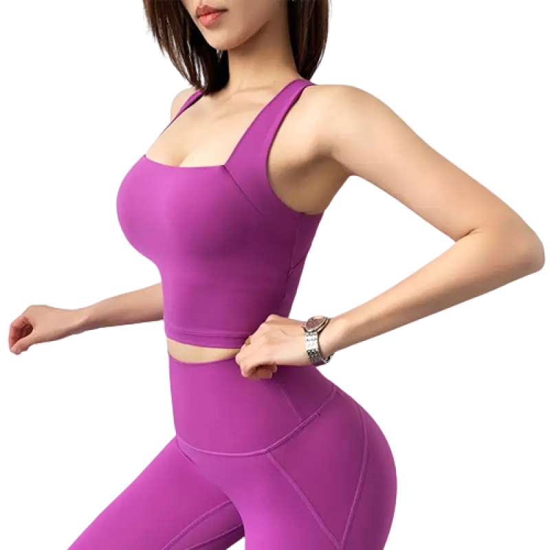 Crop top violet