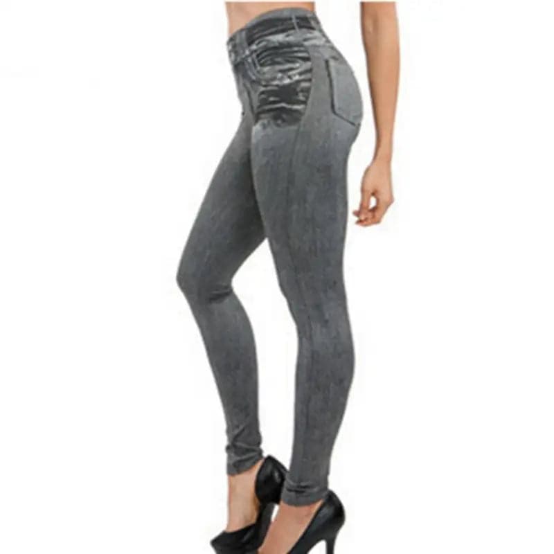 Jegging femme taille haute