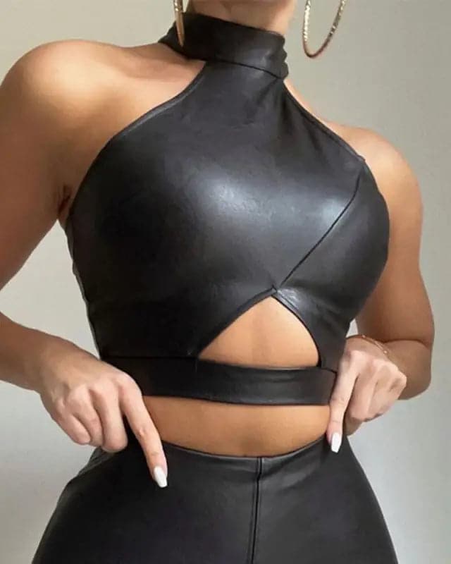 Leather legging