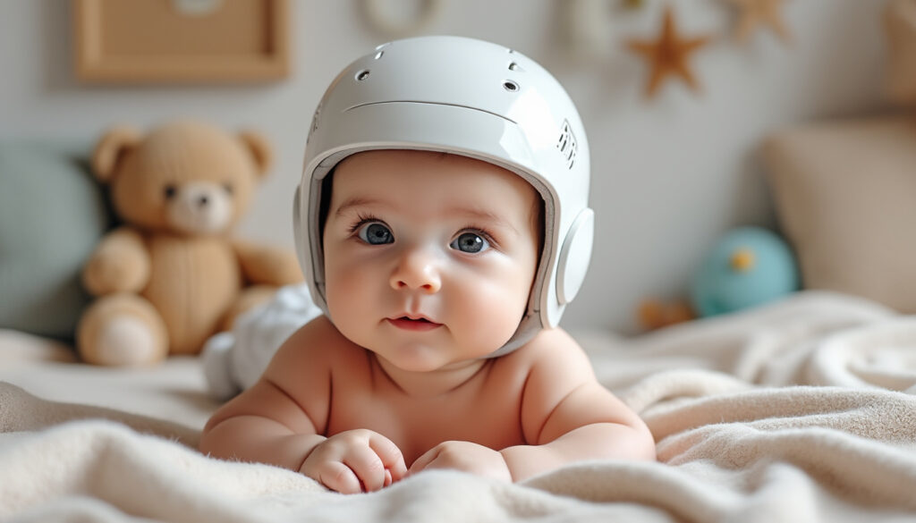 découvrez l'utilité des casques de plagiocéphalie pour bébé : fonctionnement, avantages et conseils pour aider à corriger la forme de la tête.